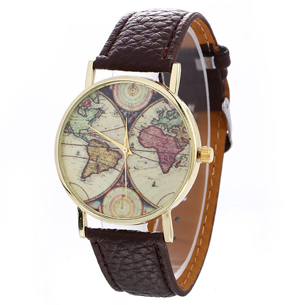 Genvivia Women Watch High Quality Neutral Simple Fashion relogio masculino Leather Quartz Wrist Watch relogio