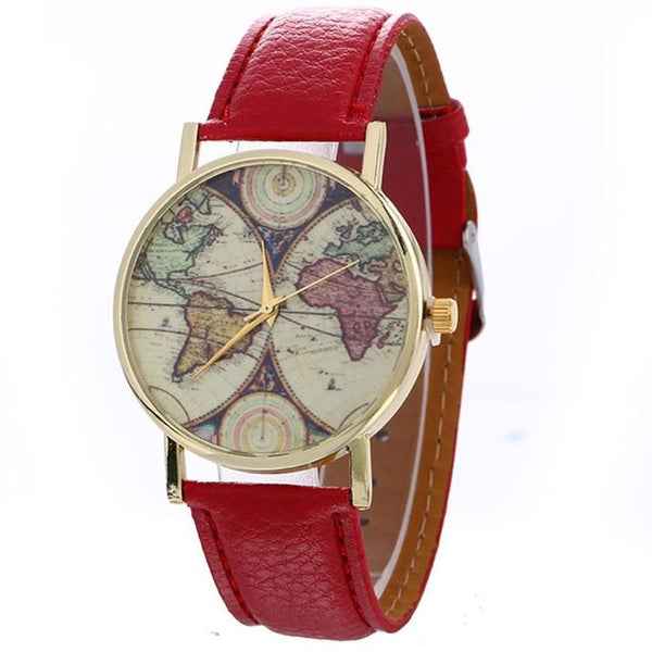 Genvivia Women Watch High Quality Neutral Simple Fashion relogio masculino Leather Quartz Wrist Watch relogio