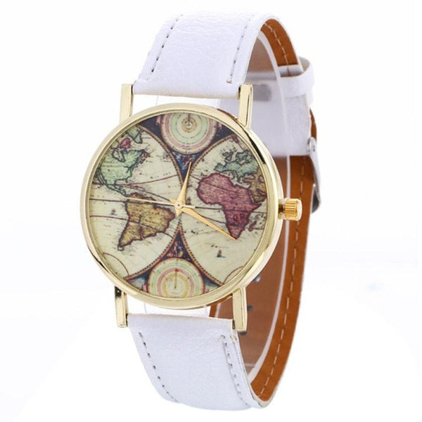Genvivia Women Watch High Quality Neutral Simple Fashion relogio masculino Leather Quartz Wrist Watch relogio