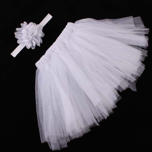 0-1 year old Newborn Baby Girls Boys Costume Photo Photography Prop Outfits baby girls skirts + headband Photo Photography Prop