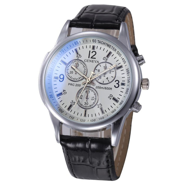 Genvivia Brand 2017 Women Watches Faux Leather Analog Business Quartz Wrist Watch relogio feminino reloj hombre