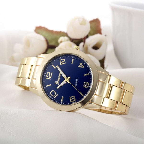 10 Colors Fashion Women Stainless Steel Watches Analog Quartz Watch Luxury Elegant Ladies Dress Watch Relogio Feminino &02