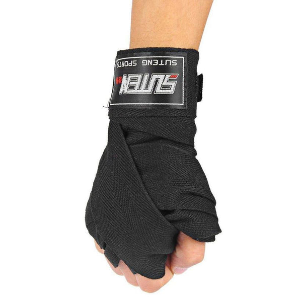 1 Pair Width 5cm Length 2.5M Cotton Wrist Support Boxing Bandage #YL
