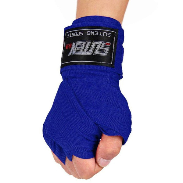 1 Pair Width 5cm Length 2.5M Cotton Wrist Support Boxing Bandage #YL