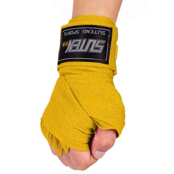 1 Pair Width 5cm Length 2.5M Cotton Wrist Support Boxing Bandage #YL