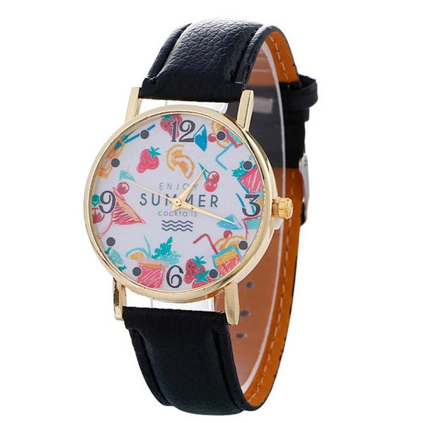 2017 Fashion Women's watches quartz watch bracelet wristwatches PU Leahter bracelet women watches relogio feminino #518