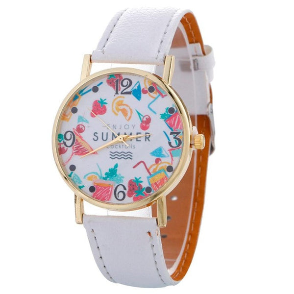 2017 Fashion Women's watches quartz watch bracelet wristwatches PU Leahter bracelet women watches relogio feminino #518