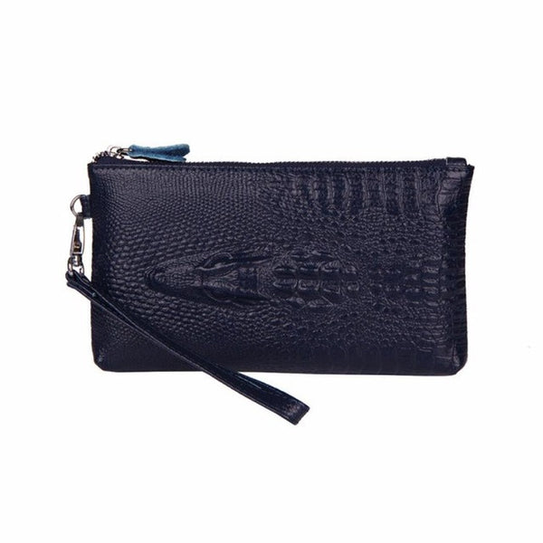 Xiniu Women long wallet Crocodile Pattern Leather Evening Bags women black wallet promotion #XTJ